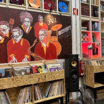 LX Factory - Part of the records section on the top floor of Ler Devagar (located in LX Factory). - Venues & Event Spaces Near Me - Lisbon, 11
