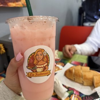 La Sabrosa - strawberry horchata - Mexican Near Me - Brownfield, Texas La Sabrosa - strawberry horchata - Mexican Near Me - Brownfield, Texas