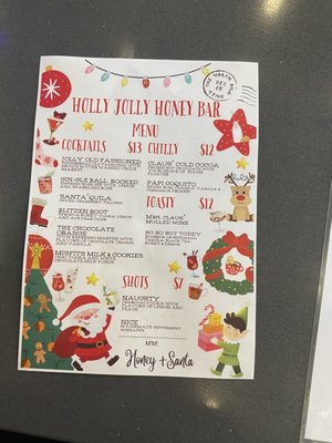 Menu photo 8 Honey Bar Reno, NV