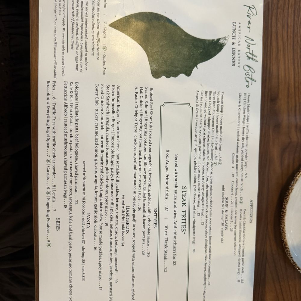 River North Bistro - Menu - American Near Me - Chicago, Illinois River North Bistro - Menu - American Near Me - Chicago, Illinois