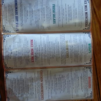 Blackjack's Bar Grill - a menu on a table - Bars Near Me - Houston, Texas