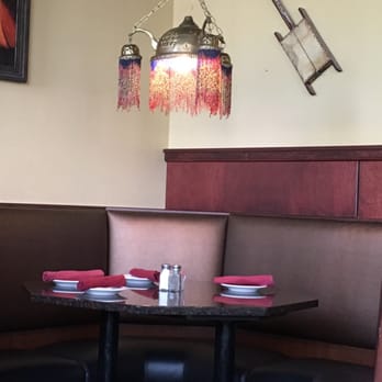 La Marsa - Brighton - Nice clean tables and relaxing, neutral decor - Middle Eastern Near Me - Brighton, Michigan