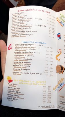 Menu photo 8 La Casa del Abuelo Madrid, M Menu photo 8 La Casa del Abuelo Madrid, M