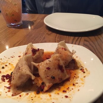 P.F. Chang's - Pan fried shrimp dumplings.. Delicious - Chinese Near Me - Birmingham, Alabama