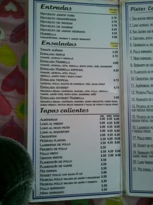 Menu photo 1 Cafetería Marbella Seville, SE