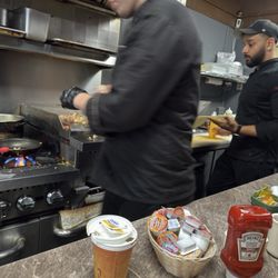 Turtle Cafe - Sat at the counter and it was a blast seeing the chef cook our meal.