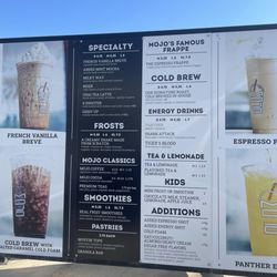 Mojo Coffee - Menu