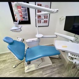 Very clean and organized dental office.