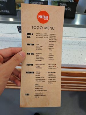 Menu photo 4 Poké Bar Johns Creek, GA
