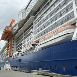 Port of Skagway - Celebrity Edge, docked.