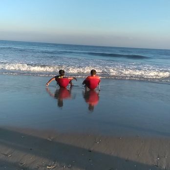 Rockaway Beach and Boardwalk - Boys enjoyed the view - Beaches Near Me - Far Rockaway, New York