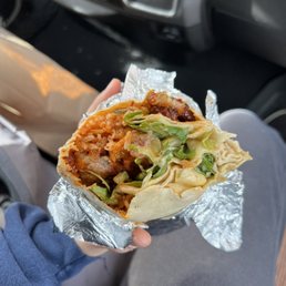 Angry Sauce Chicken Wrap