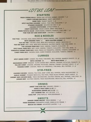 Menu photo 3 Lotus Leaf Eden Prairie, MN