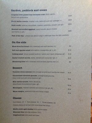 Menu photo 1 Bendooley Bar & Grill Berrima, NSW