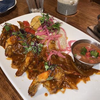 Sol Agave - Camarones Al Gusto $29 (shrimp dish) - New Mexican Cuisine Near Me - Santa Monica, California