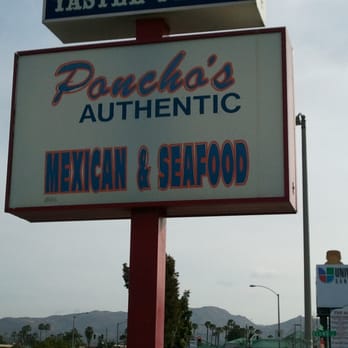 Poncho's Authentic Mexican & Seafood - They have a sign... - Mexican Near Me - El Cajon, California Poncho's Authentic Mexican & Seafood - They have a sign... - Mexican Near Me - El Cajon, California