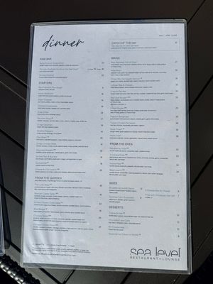 Menu photo 1 Sea Level Restaurant & Lounge Redondo Beach, CA Menu photo 1 Sea Level Restaurant & Lounge Redondo Beach, CA