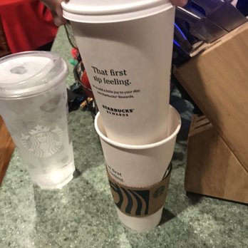 Starbucks - TWO Venti cups for a grande in a venti... They charged me for half and half but gave me two venti cups... - Coffee & Tea Near Me - Rancho Cucamonga, California Starbucks - TWO Venti cups for a grande in a venti... They charged me for half and half but gave me two venti cups... - Coffee & Tea Near Me - Rancho Cucamonga, California