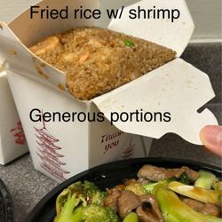 China Spring - Fried rice with shrimp.