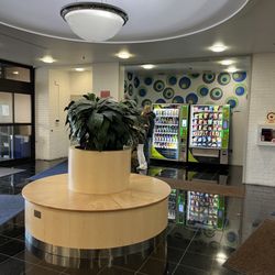 Howard County Library System - Central Branch - Snacks and drinks vending machine at entrance lobby #centralbranchlibrary #hocolibrary #preservefootprints