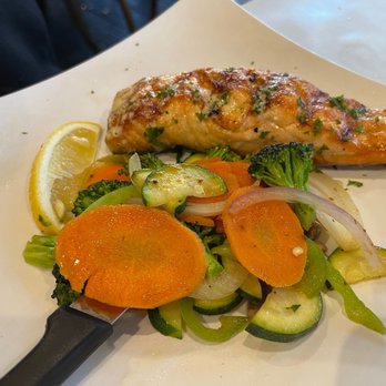 On The Hook - Salmon and Vegetable Medley - Cajun/Creole Near Me - Brea, California On The Hook - Salmon and Vegetable Medley - Cajun/Creole Near Me - Brea, California