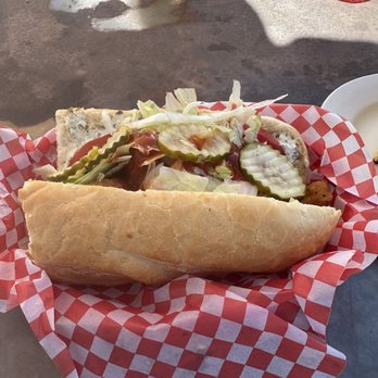 Lou's Luncheonette - Fried Shrimp Po' Boy - Barbeque Near Me - Sonoma, California Lou's Luncheonette - Fried Shrimp Po' Boy - Barbeque Near Me - Sonoma, California