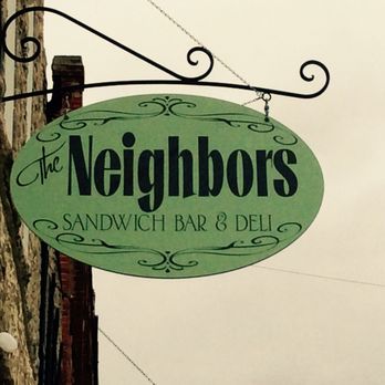 The Neighbors Sandwich Bar& Deli - a sign on the side of a building - Delis Near Me - Wonewoc, Wisconsin The Neighbors Sandwich Bar& Deli - a sign on the side of a building - Delis Near Me - Wonewoc, Wisconsin