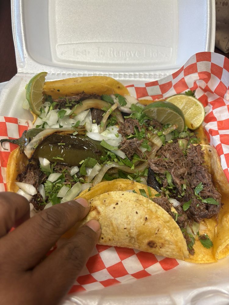 Food from Tacos El Primo
