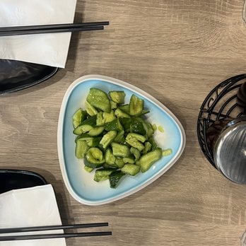 Mini Potstickers - Cucumber salad - Chinese Near Me - San Francisco, California Mini Potstickers - Cucumber salad - Chinese Near Me - San Francisco, California