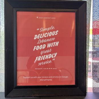 Zena's Lebanese Cuisine - Says it all! - Mediterranean Near Me - Orange, California Zena's Lebanese Cuisine - Says it all! - Mediterranean Near Me - Orange, California