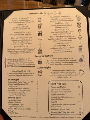 Menu photo 6 Sea Level NC Charlotte, NC
