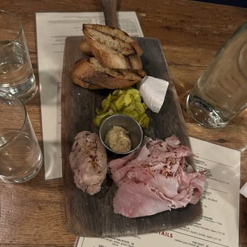 The Salty Pig - Board with Rillette, Prosciutto Cotto, and Camembrie - New American Near Me - Boston, Massachusetts The Salty Pig - Board with Rillette, Prosciutto Cotto, and Camembrie - New American Near Me - Boston, Massachusetts
