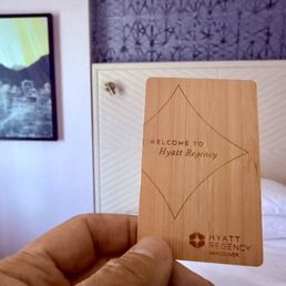 RFID chip technology inserted into my Bamboo card key