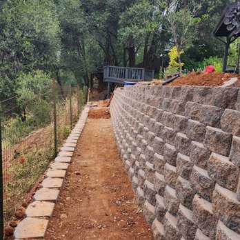 Mijangos Professional Landscape Services - New wall prior to DG placement. - Landscaping Near Me