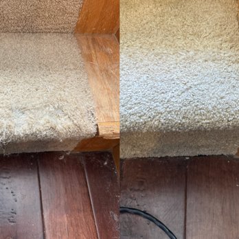 Alex's Carpet Repair - Before and after. You can't even tell! - Carpet Installation Near Me