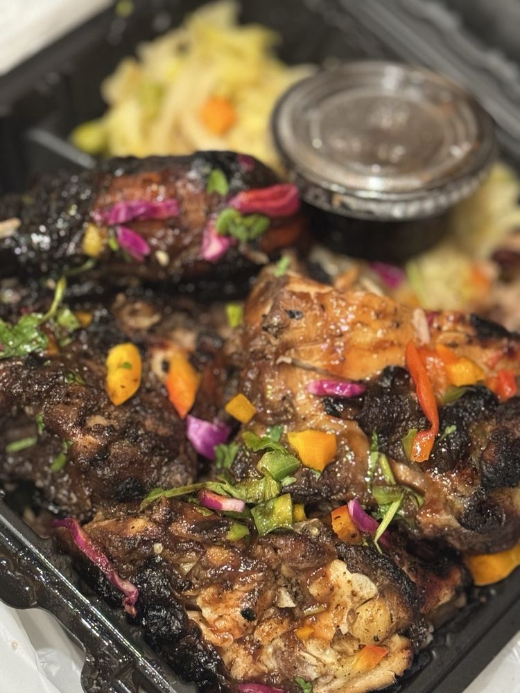 Food from Island Boyz Jerk Spot