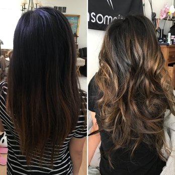 Stay Gold Salon - Before & after. Hair by Sara. Thanks again! - Hair Salons Near Me - Fullerton, California
