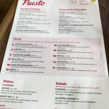 Puesto Concord - Menu - Mexican Near Me - Concord, California