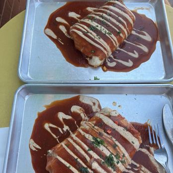 Moab Garage Co. - The smothered mother burritos- delicious! - Coffee & Tea Near Me - Moab, Utah