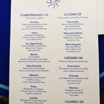 Franco's Bar - Drink menu - Cafes Near Me - Positano, SA Franco's Bar - Drink menu - Cafes Near Me - Positano, SA