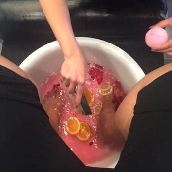GLO Nail Bar - Cupid pedicure package!! It's a great experience and you feel really pampered!!! - Nail Salons Near Me - Costa Mesa, California GLO Nail Bar - Cupid pedicure package!! It's a great experience and you feel really pampered!!! - Nail Salons Near Me - Costa Mesa, California