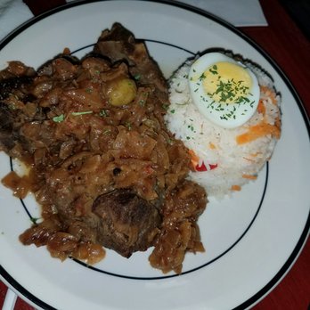 Gorée Cuisine - Yassa Lamb - $14 The lamb had a nice flavor, but too much bone for me. - Senegalese Near Me - Chicago, Illinois Gorée Cuisine - Yassa Lamb - $14 The lamb had a nice flavor, but too much bone for me. - Senegalese Near Me - Chicago, Illinois