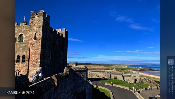 Bamburgh Castle by null