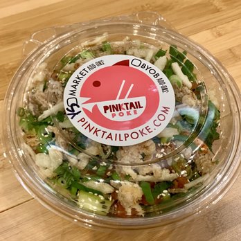 Pinktail Poke - Large Yuzu Salmon $13 - Poke Near Me - Grand Rapids, Michigan Pinktail Poke - Large Yuzu Salmon $13 - Poke Near Me - Grand Rapids, Michigan