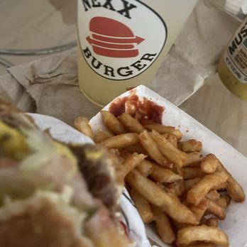 Nexx Burger - Impossible burger I put my jalapeño mustard on it - Burgers Near Me - Downey, California Nexx Burger - Impossible burger I put my jalapeño mustard on it - Burgers Near Me - Downey, California