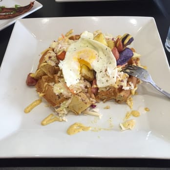 Waffles INCaffeinated - Beaver - St. Patrick's special. Omg. - Breakfast & Brunch Near Me - Beaver, Pennsylvania