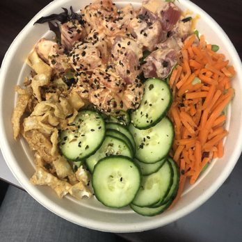 Poke We - Large Tuna and Salmon Bowl - Poke Near Me - Lakewood, Colorado