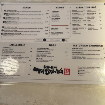 Ramen Tatsu-Ya - Menu - Ramen Near Me - Austin, Texas Ramen Tatsu-Ya - Menu - Ramen Near Me - Austin, Texas