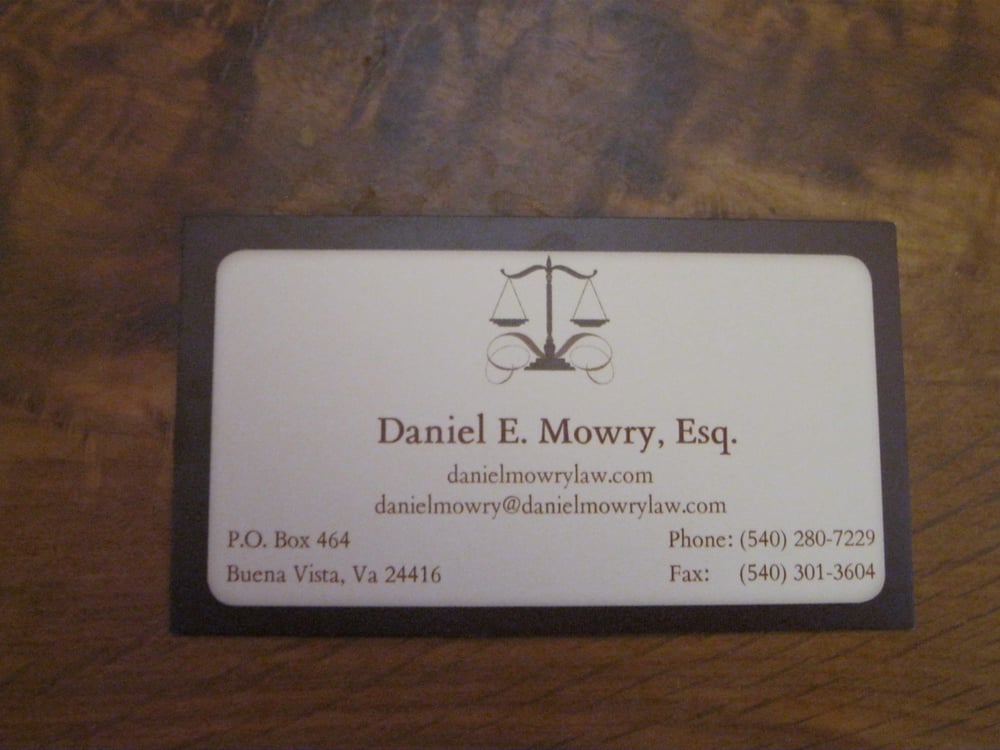 DANIEL MOWRY, ESQ ATTORNEY AT LAW Updated September 2024 30 Ladd