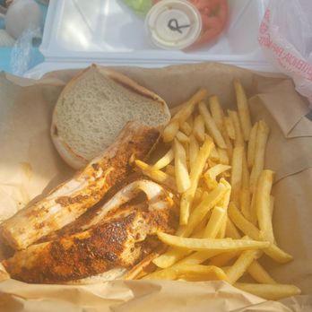 The Shark Shack - Blackened Mahi sandwich - Seafood Near Me - Atlantic Beach, North Carolina The Shark Shack - Blackened Mahi sandwich - Seafood Near Me - Atlantic Beach, North Carolina